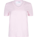 Essential Ss V-Neck Tee - Cradle Pink