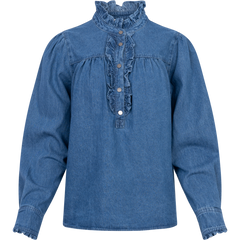 Justine Denim Shirt - Blue
