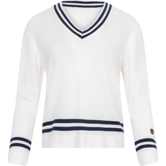 Tova Sweater - Ecru/Marine