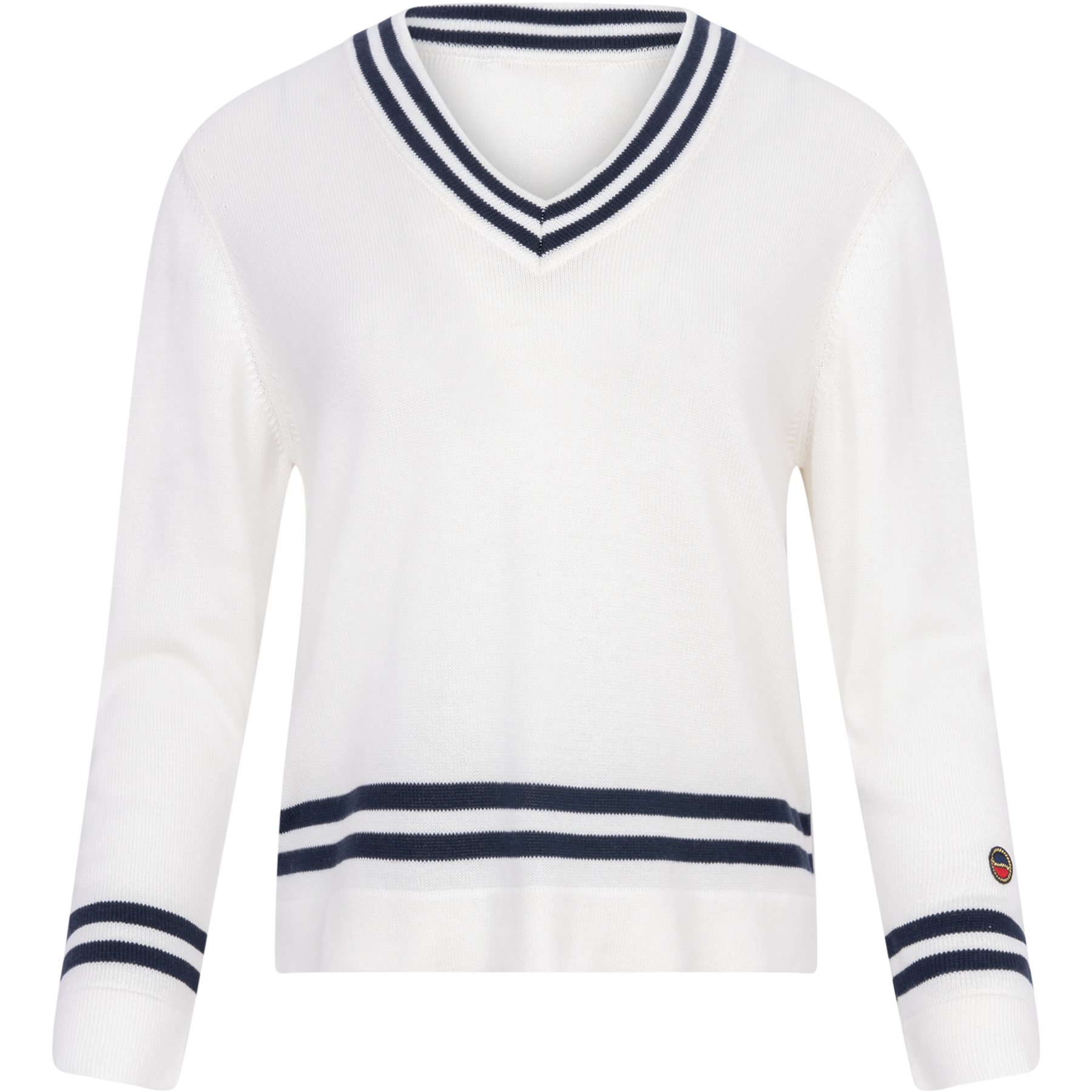 Tova Sweater - Ecru/Marine