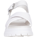 London Vibe Backstrap Sandal - White Full Grain