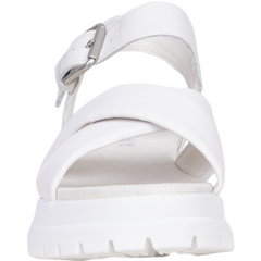 London Vibe Backstrap Sandal - White Full Grain