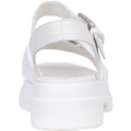 London Vibe Backstrap Sandal - White Full Grain