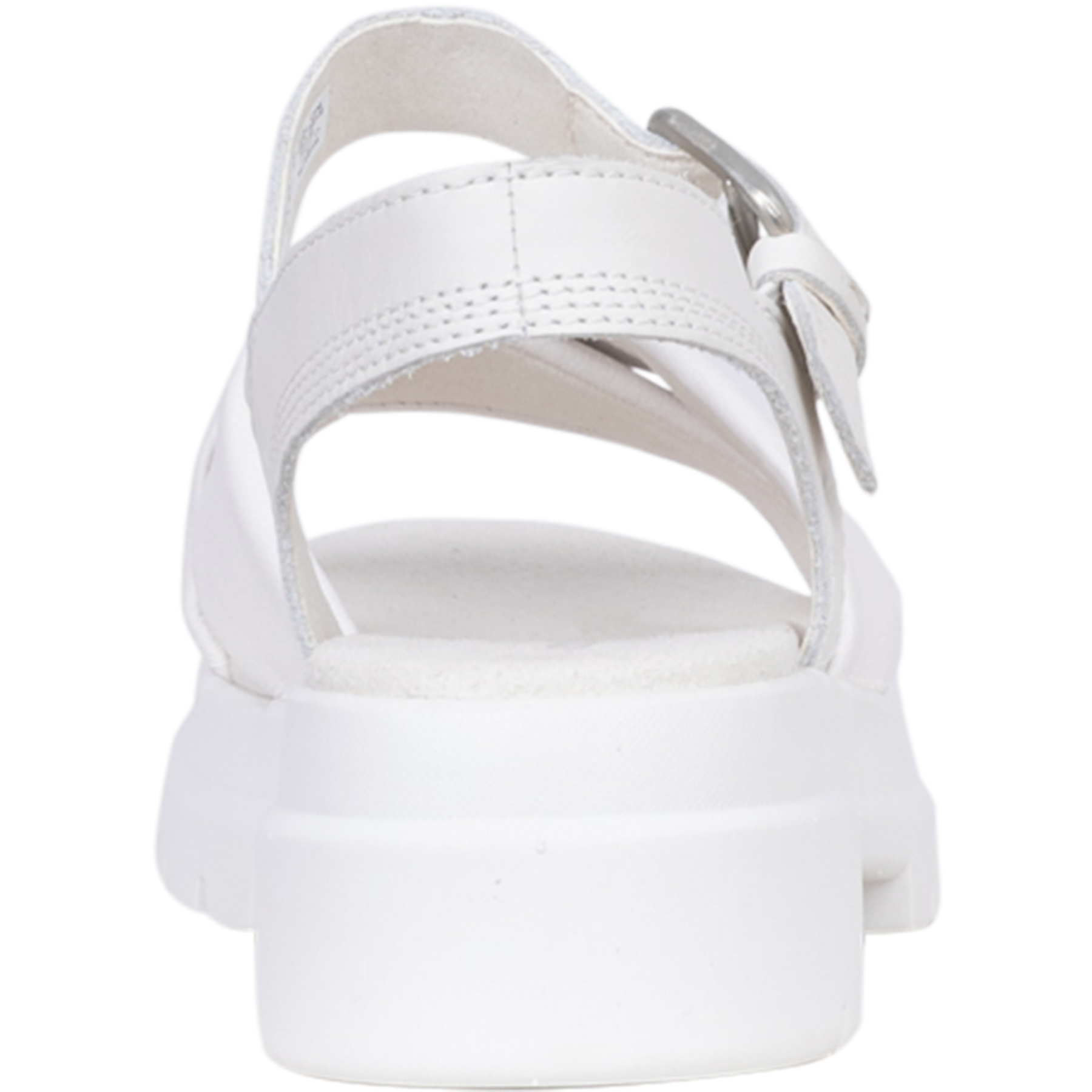 London Vibe Backstrap Sandal - White Full Grain