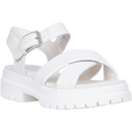 London Vibe Backstrap Sandal - White Full Grain