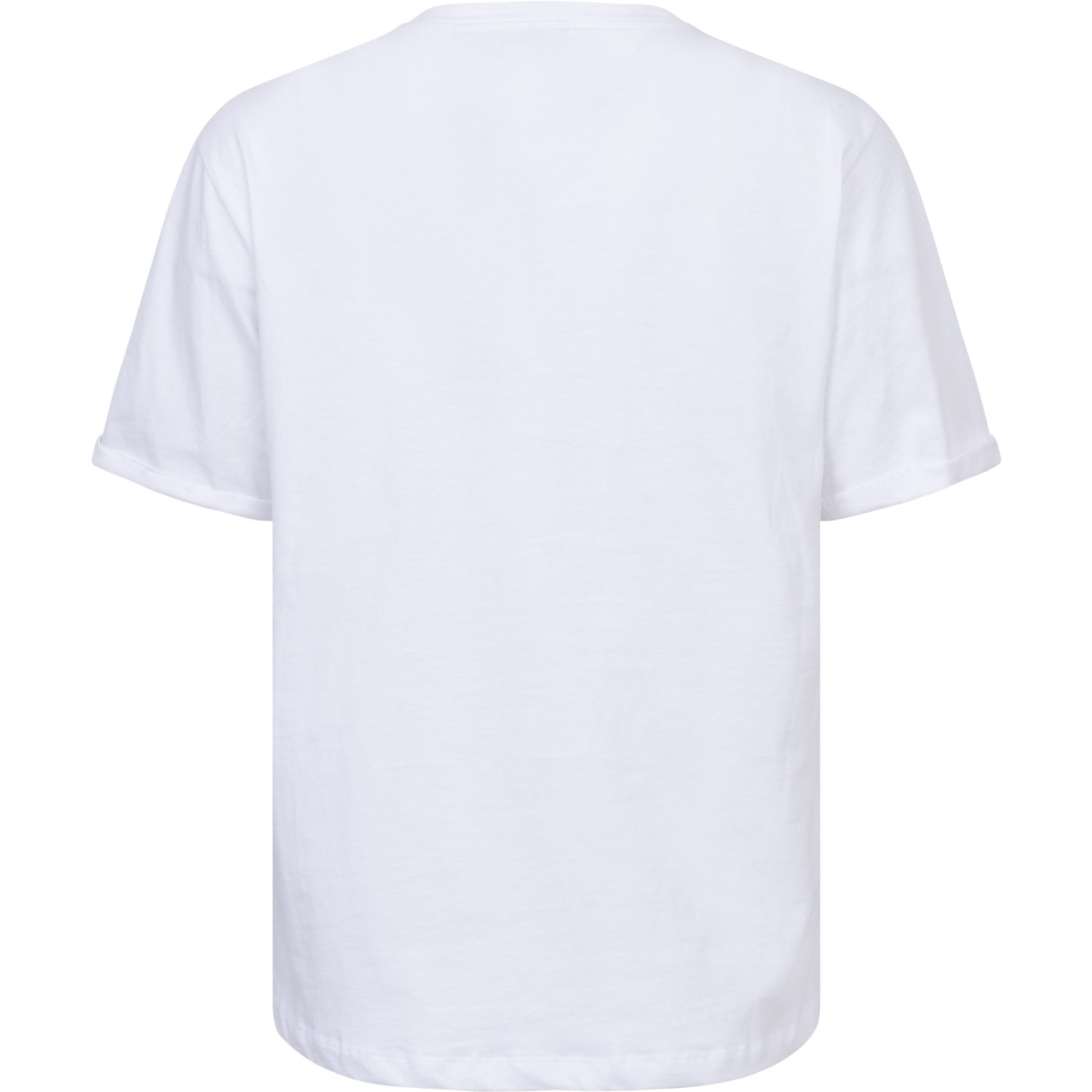 Terina Organic Small Logo Tee - White/V Tulle