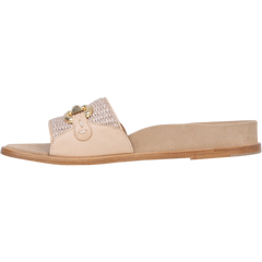 9510Ca Toledo Savana Rafia - Corda/Gold Naturale