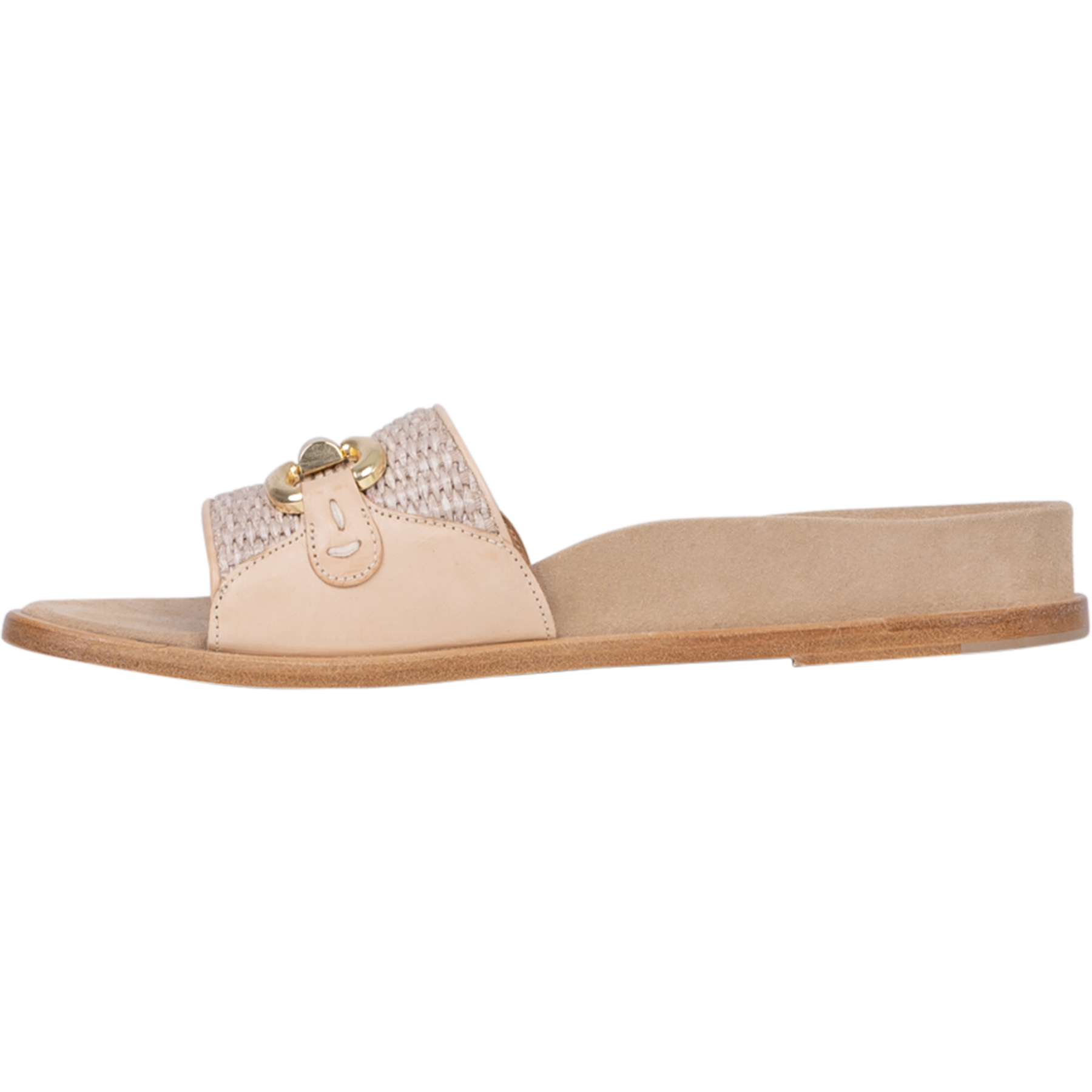 9510Ca Toledo Savana Rafia Sandal - Corda/Gold Naturale