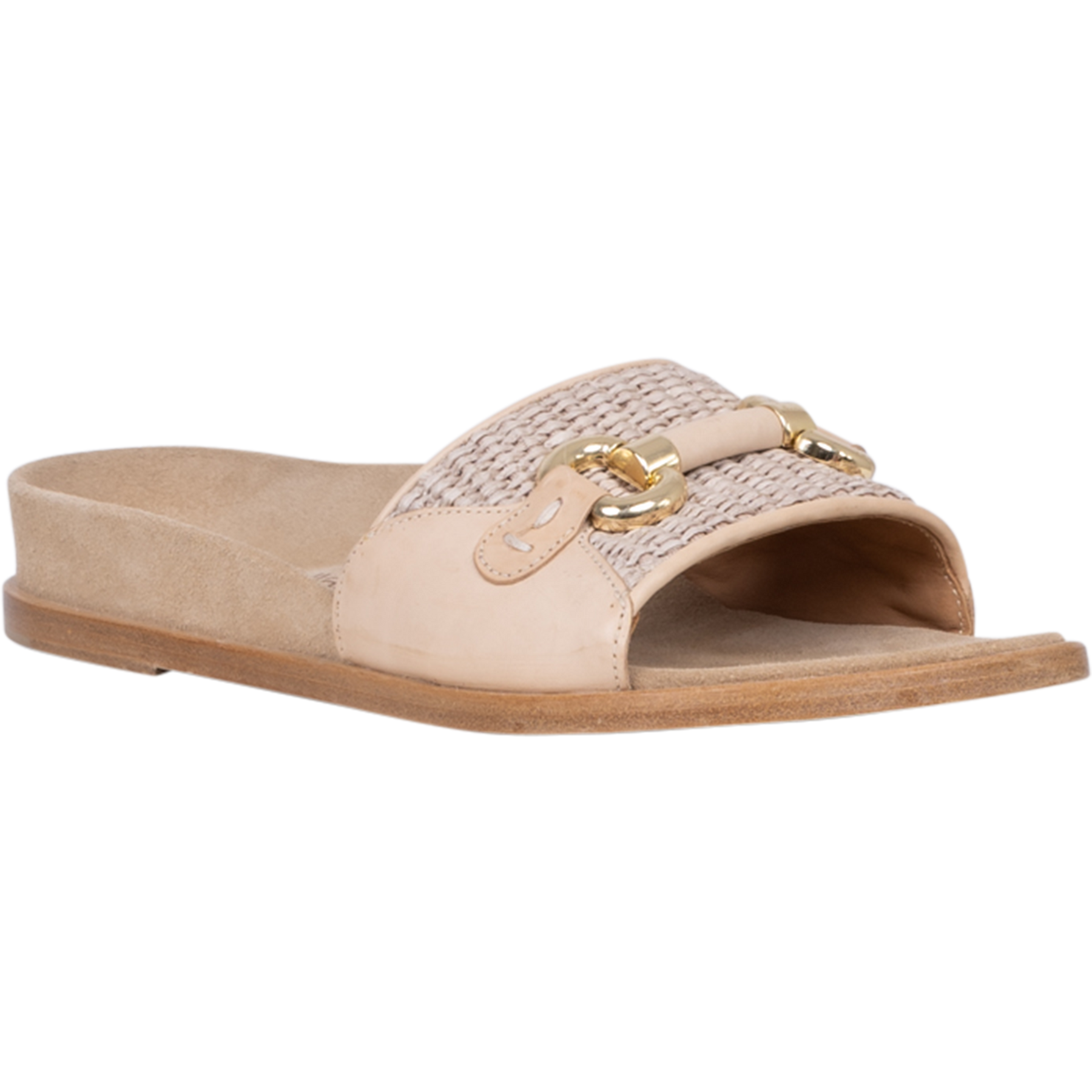 9510Ca Toledo Savana Rafia Sandal - Corda/Gold Naturale