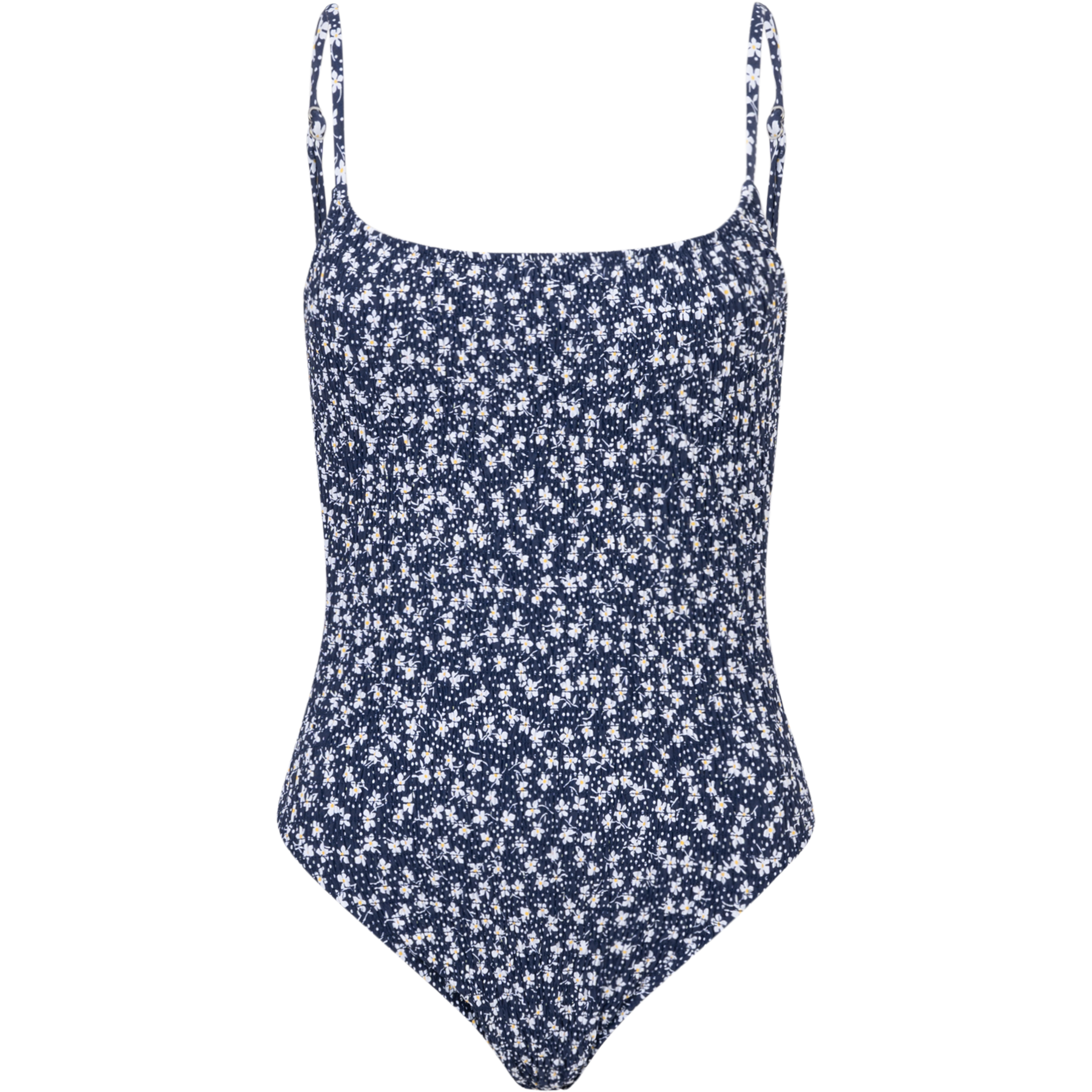 Le Petit Fleur Smocked Kennedy Swims - Flerfärgad