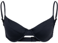 Signature Solid Balconette Bra - Black