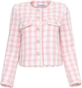 Check Boucle Jacket - Pink