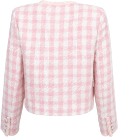 Check Boucle Jacket - Pink