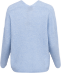 Thora V-Neck Knit - Cashmere Blue