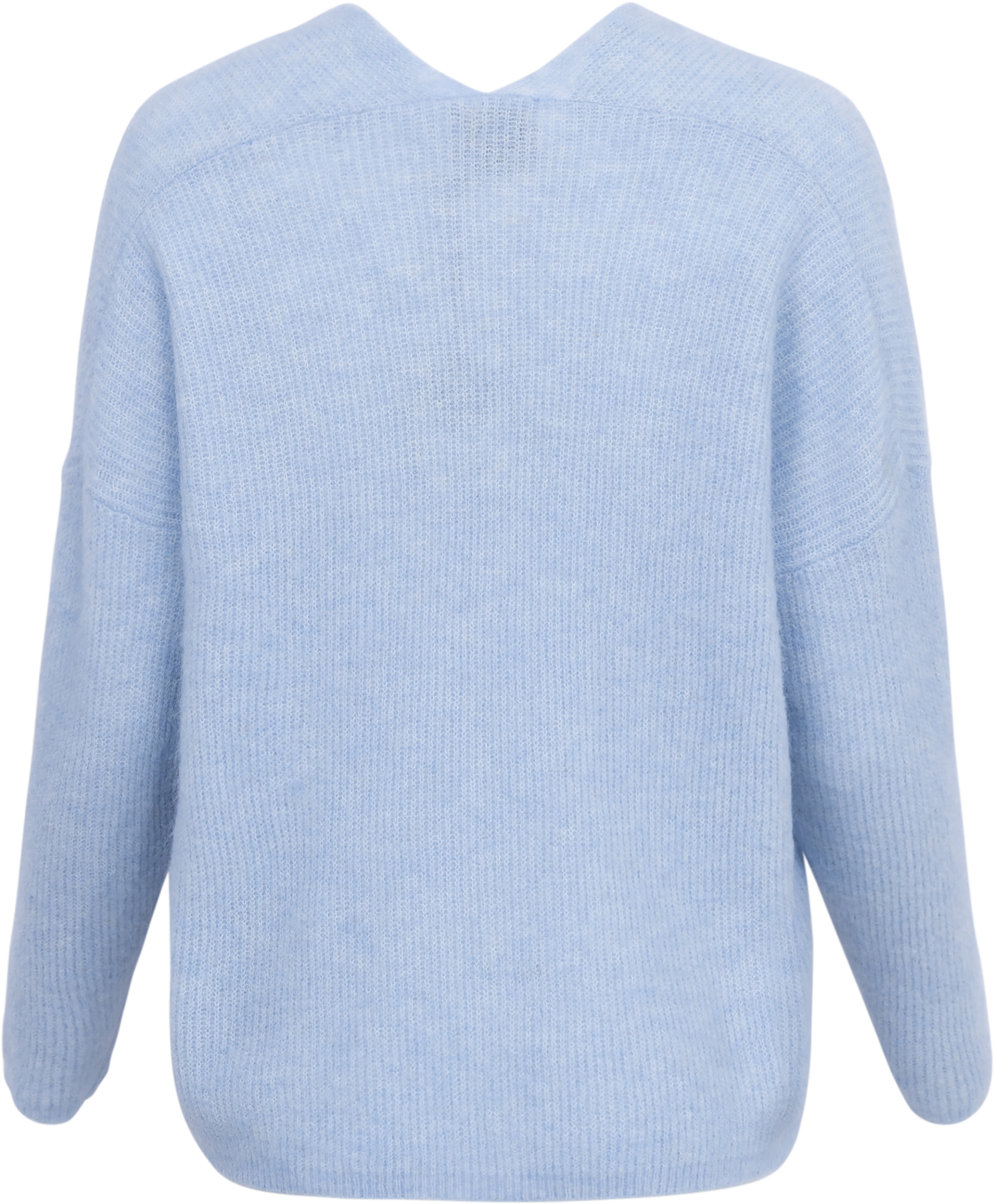 Thora V-Neck Knit - Cashmere Blue