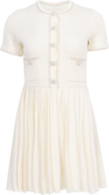 Knit Mini Dress - Cream