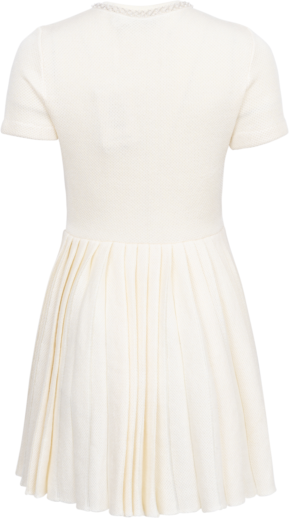 Knit Mini Dress - Cream