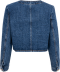 Buttoned Denim Jacket - Blue