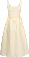 Taffeta Midi Dress - Yellow