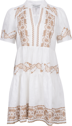 Teagan Linen Dress - Ivory