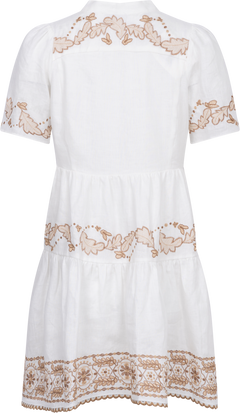 Teagan Linen Dress - Ivory