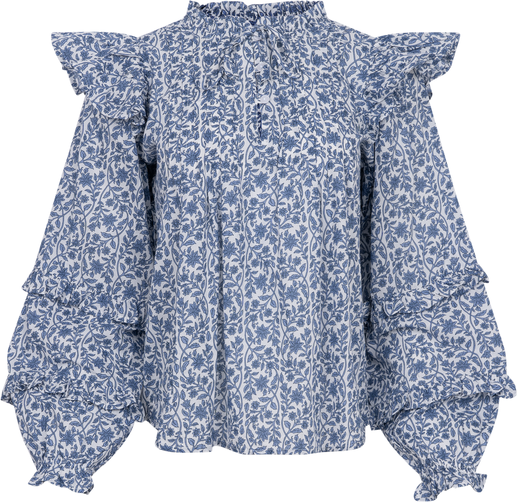 Lakshmi Blouse - Empire Blue