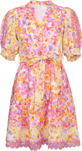 Hayden Linen Short Dress - Pink