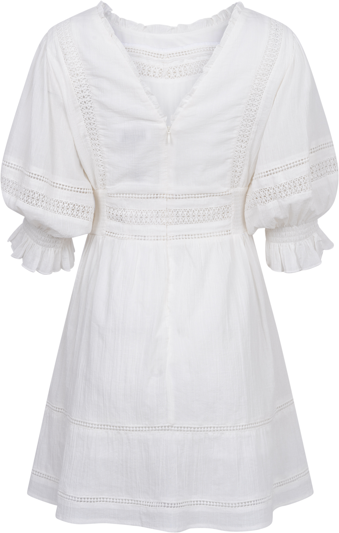 Kinsley Dress - Vit