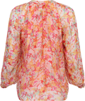 Octavia Silk-Rayon Blouse - Orange