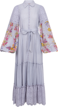 Cotton Slub Shirt Dress - Flower Market