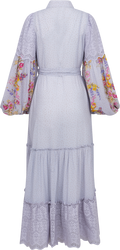 Cotton Slub Shirt Dress - Flower Market