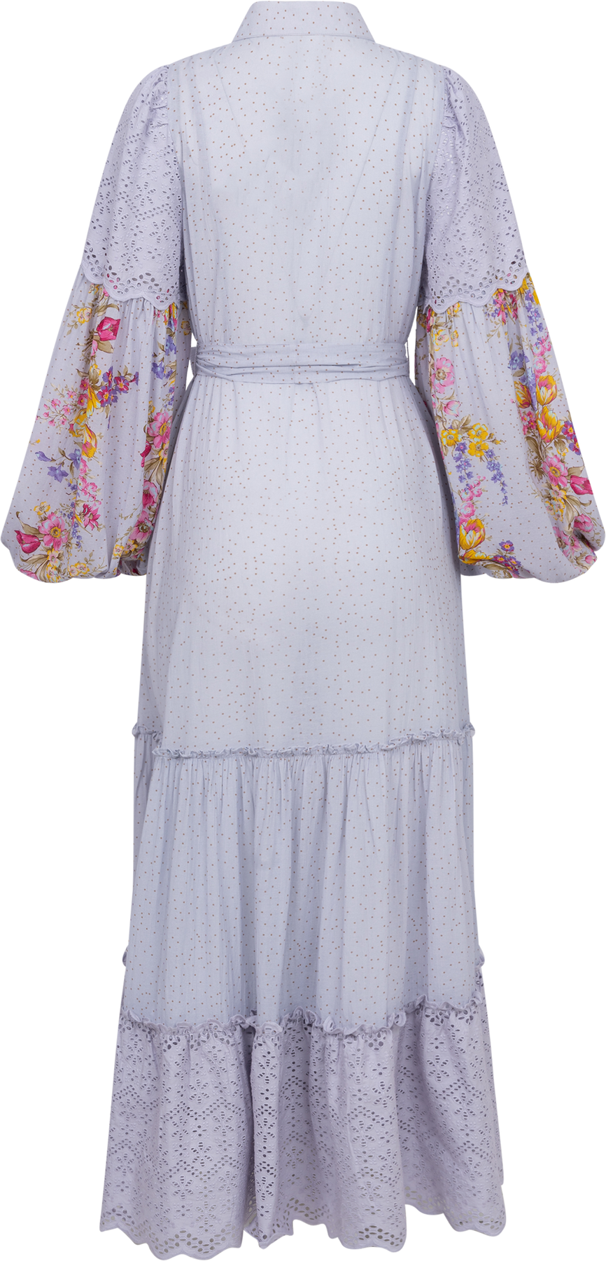 Cotton Slub Shirt Dress - Flower Market