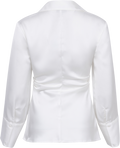 Lola Satin Shirt - Off White