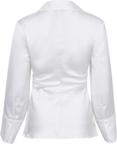 Lola Satin Shirt - Off White