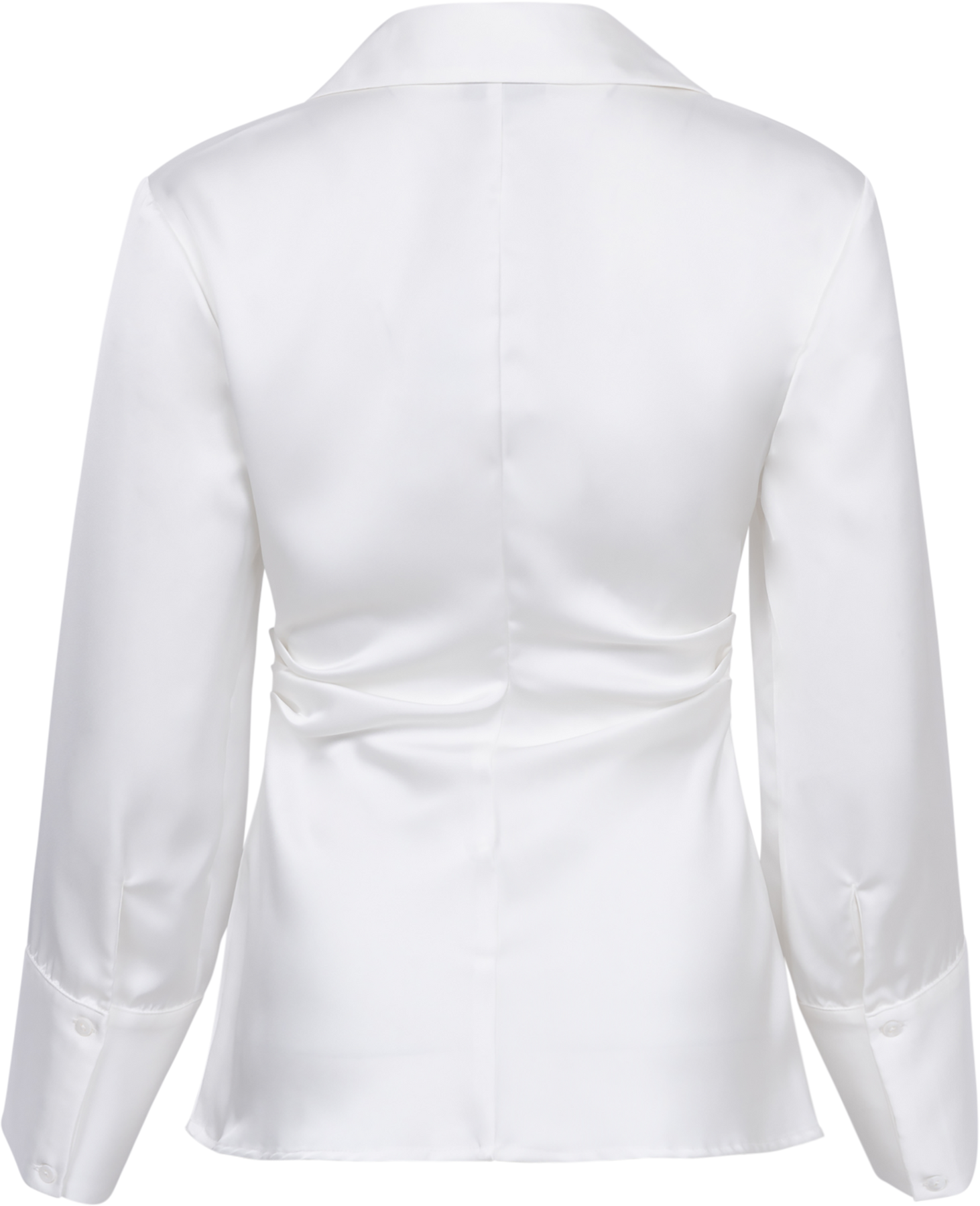 Lola Satin Shirt - Off White