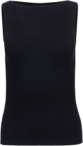 Corine Knit Tank Top - Black
