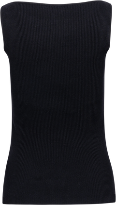 Corine Knit Tank Top - Black