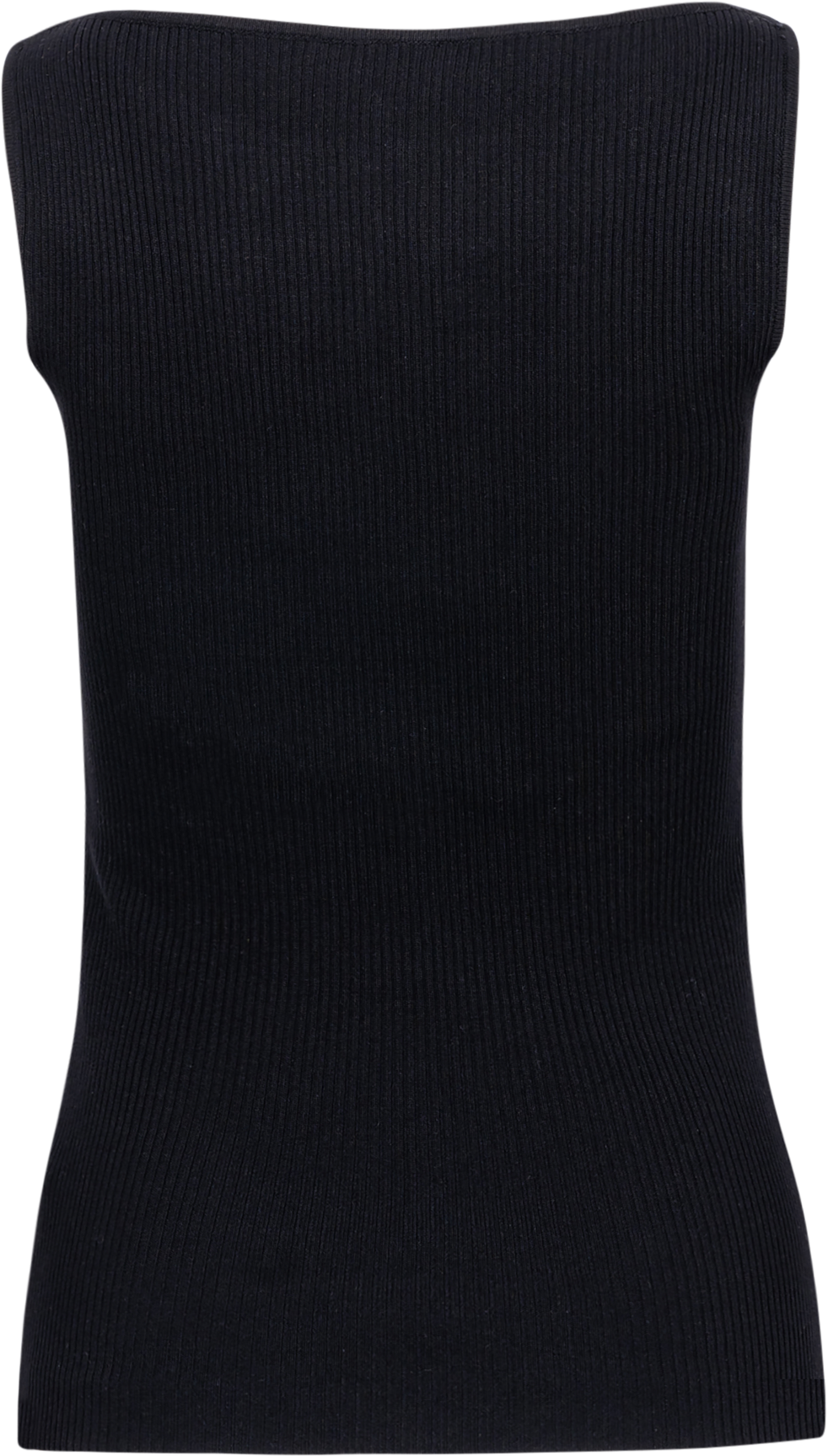 Corine Knit Tank Top - Black