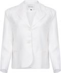 Ma Linen Blazer - White