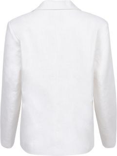 Ma Linen Blazer - White