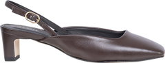 Lindy Leather Pumps - Coffee Brown