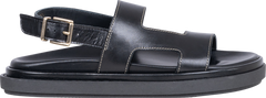Lorelei Leather Sandals - Black