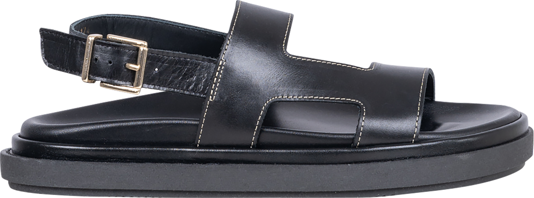 Lorelei Leather Sandals - Black