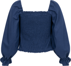 Mila Blouse - Navy