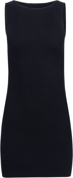 Anni Knit Mini Dress - Black