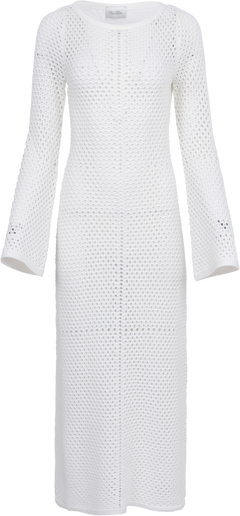 Cami Crochet Knit Maxi Dress - White