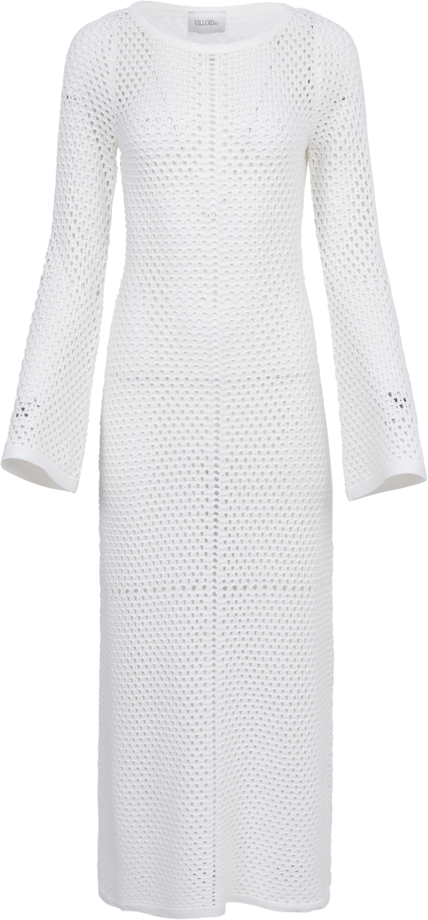 Cami Crochet Knit Maxi Dress - White