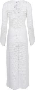 Cami Crochet Knit Maxi Dress - White
