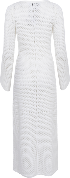 Cami Crochet Knit Maxi Dress - White