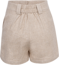 Zoe Linen Shorts - Natural
